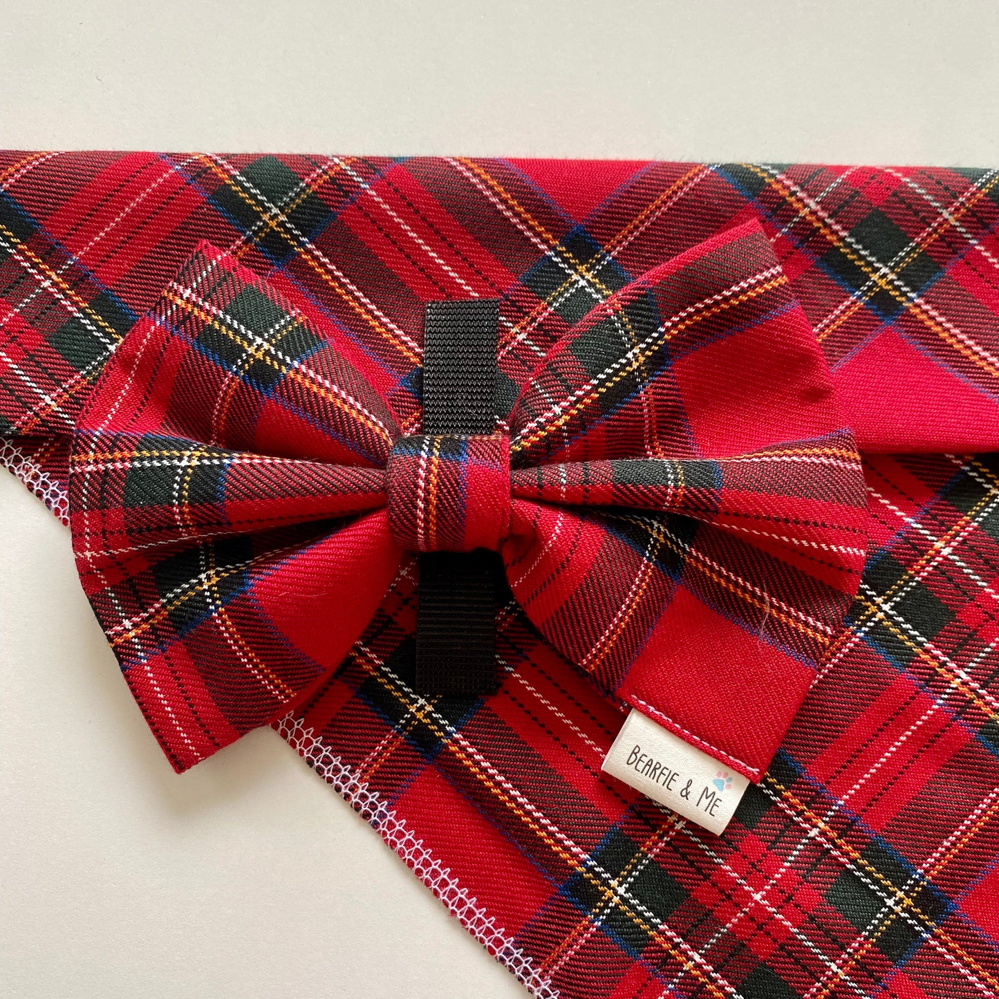Red Tartan Bow
