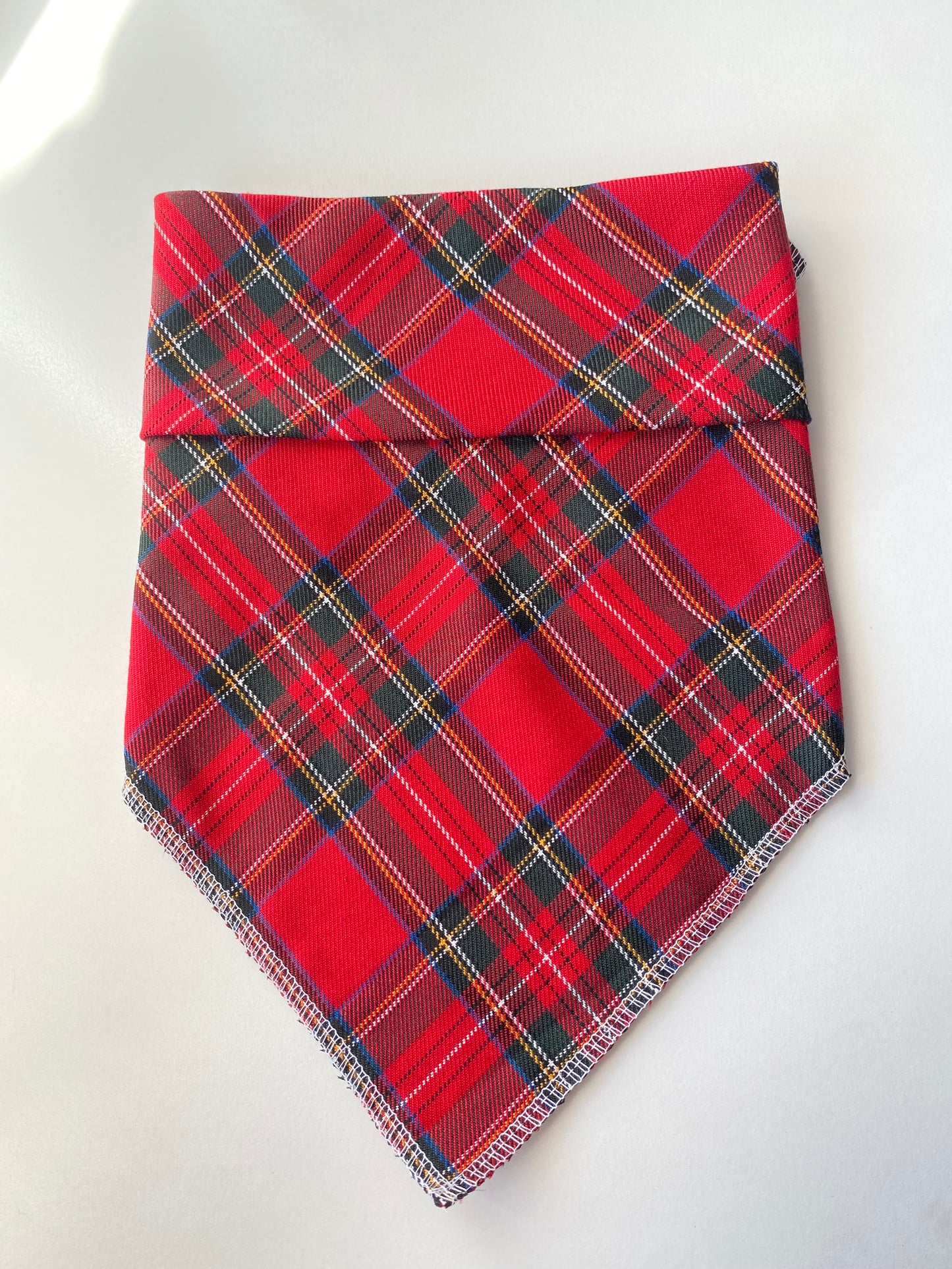 Red tartan Bandana