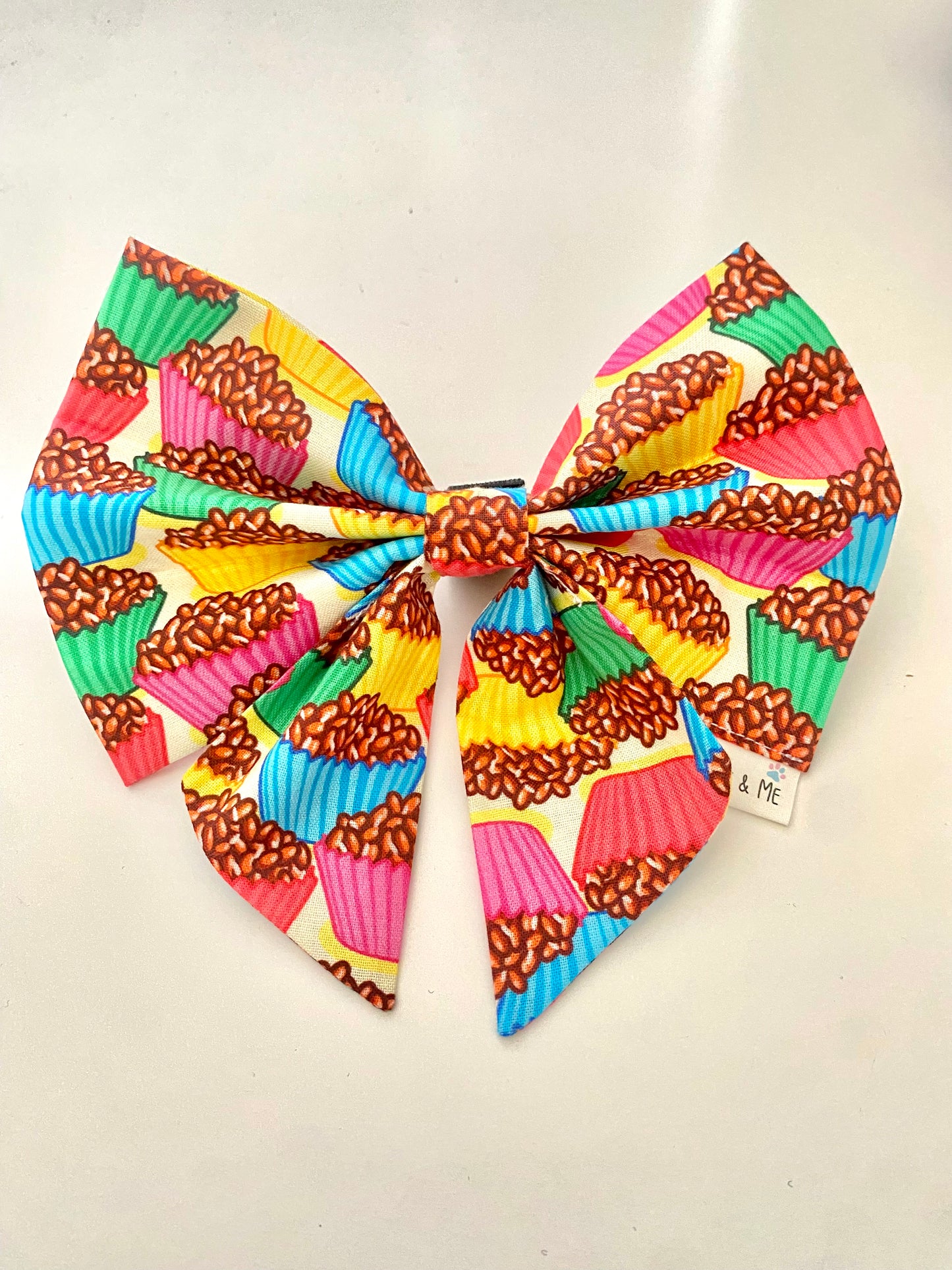 Chocolate crackles sailor bow